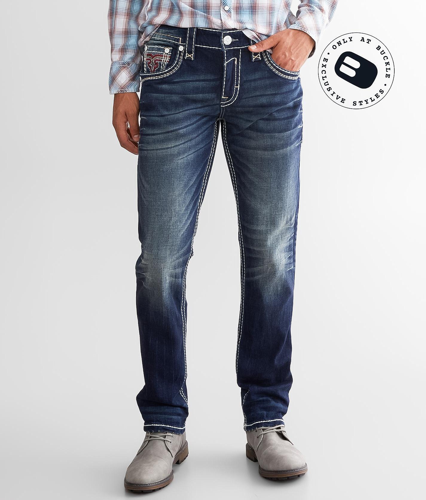Rock Revival Kian Slim Straight Stretch Jean - Men's Jeans in Kian SJ202