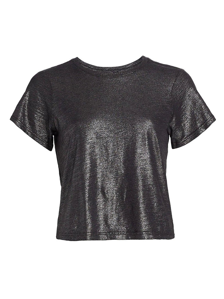 Black & Silver Deena Top