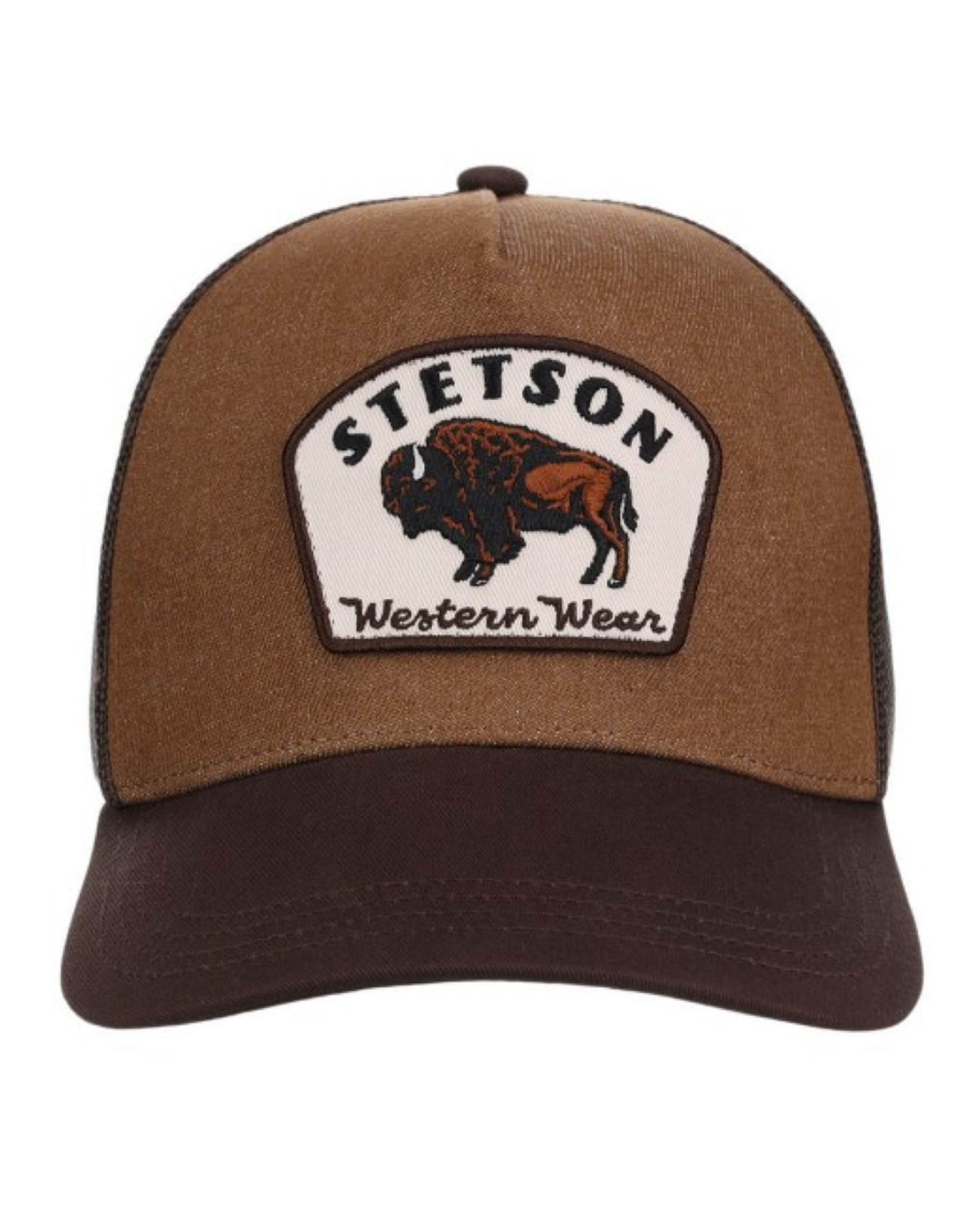 Bison Embroidery Trucker Cap