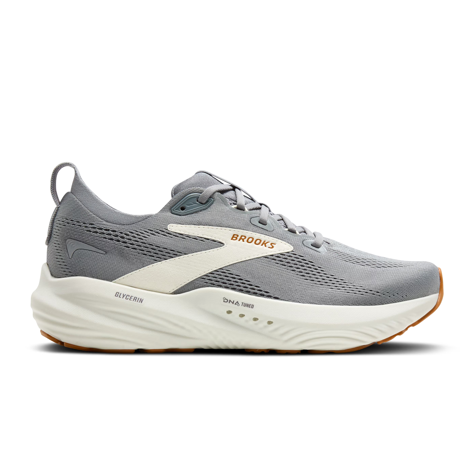 Brooks Glycerin 22 Running Shoe (Men) - Primer Gray/Gray/Honey Ginger