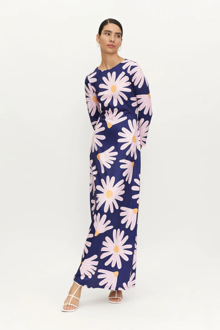 Long Sleeve Floral Maxi Dress