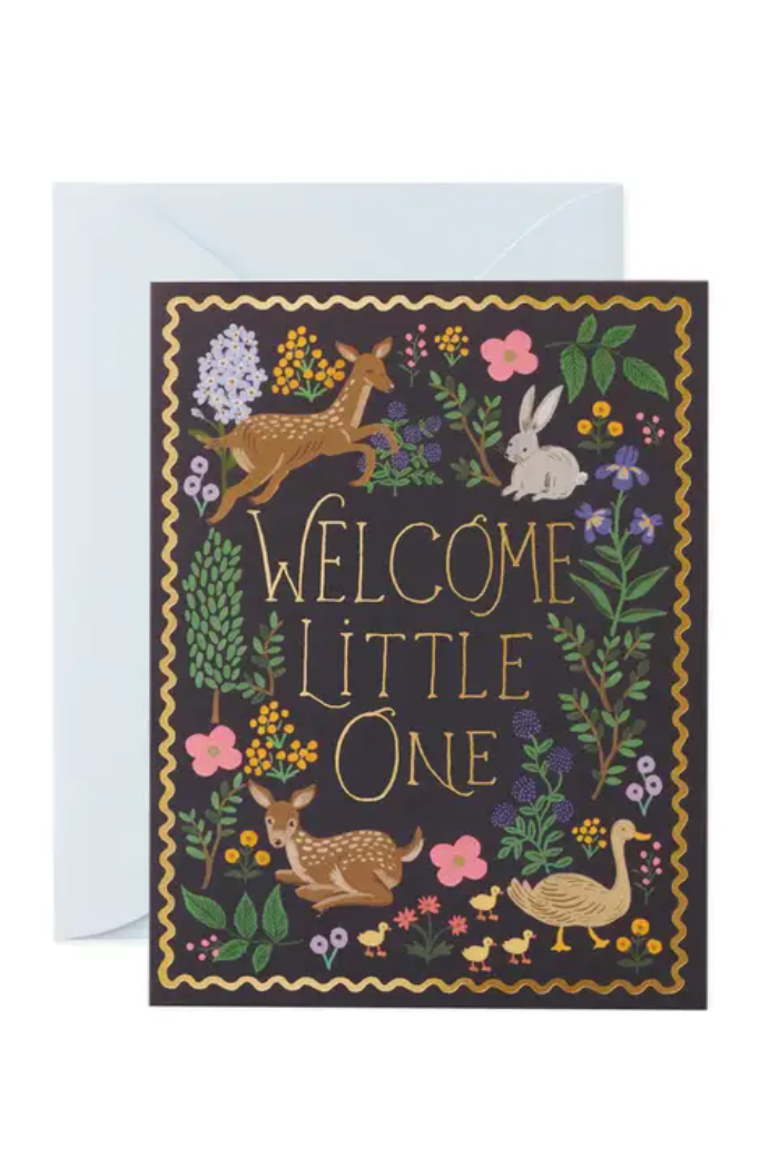 Woodland Welcome Card