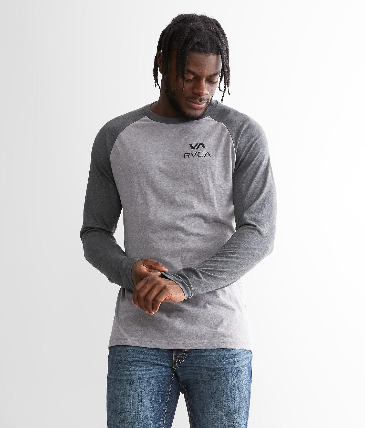 RVCA Different Ways T-Shirt - Men's T-Shirts in Grey Noise