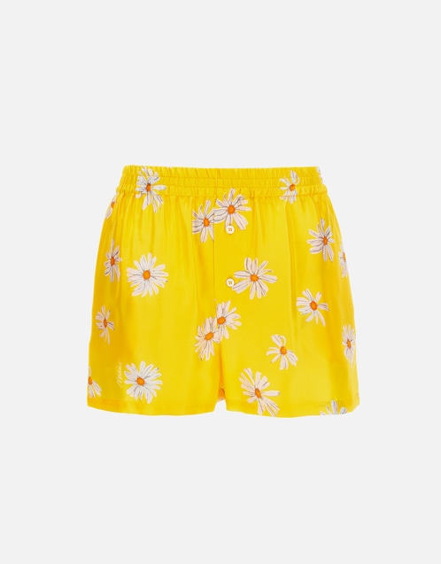 Margherite Printed Silk Shorts