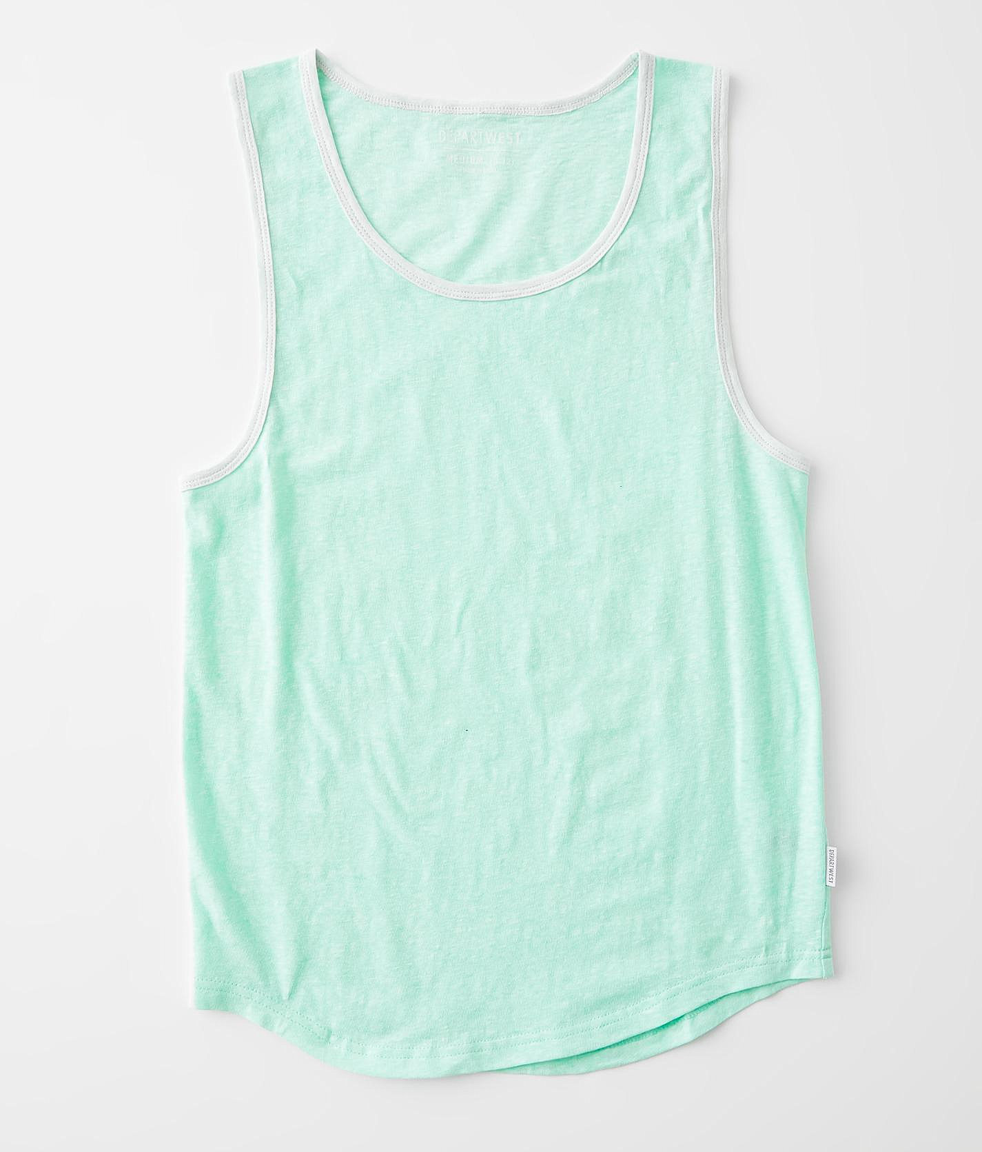 Boys - Departwest Heathered Tank Top - Boy's Tank Tops in Beach Glass