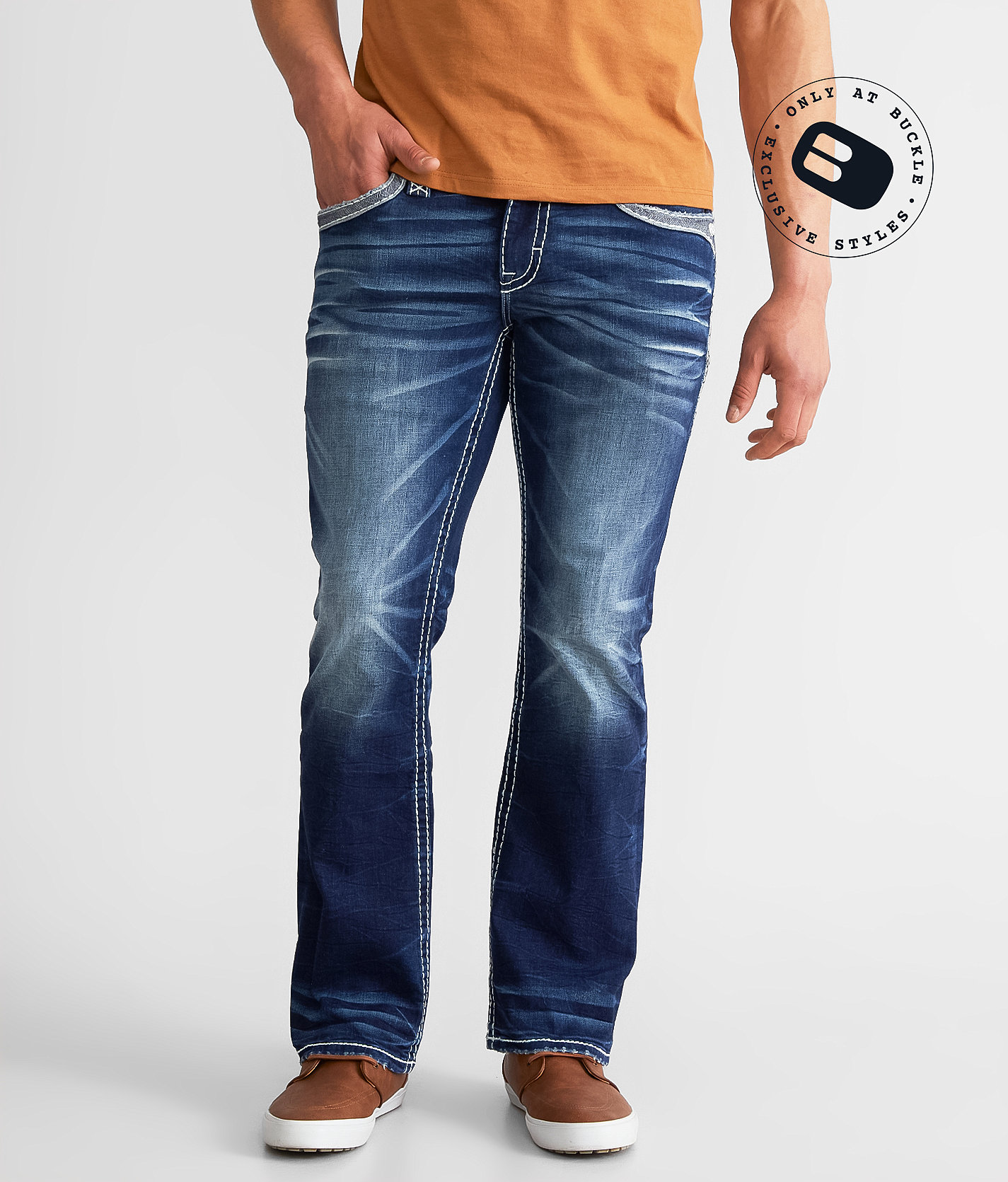 Rock Revival Yowah Slim Boot Stretch Jean - Men's Jeans in Yowah SB200