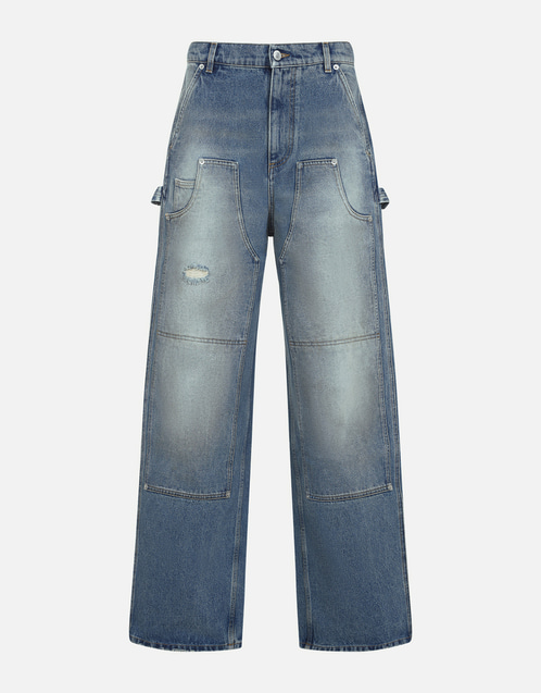 Cotton Used-Effect Jeans