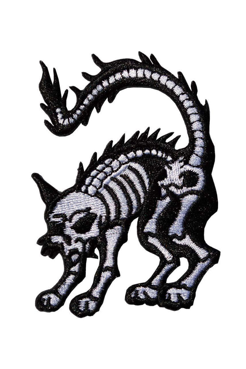 Xray Skeleton Cat Patch