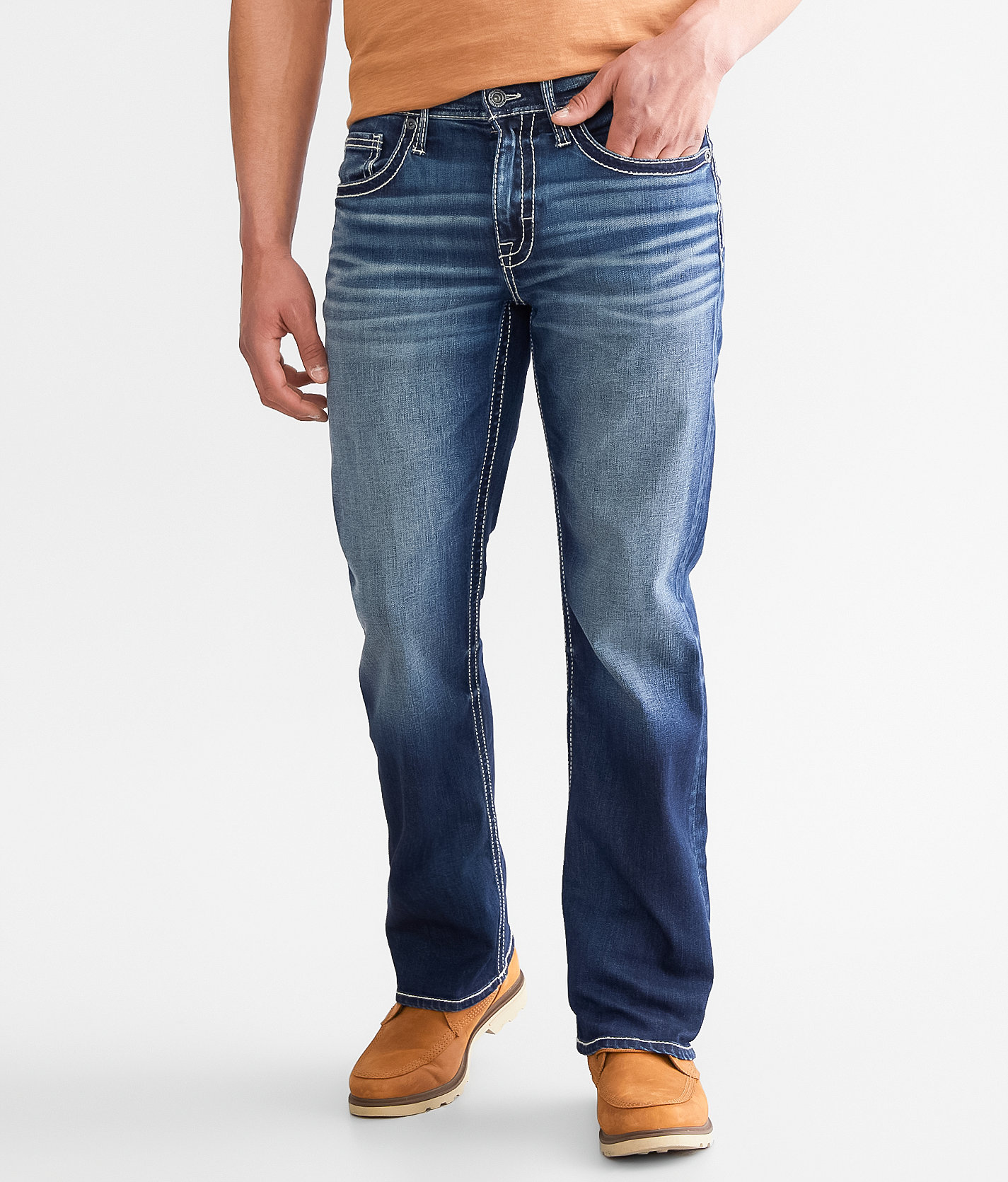 BKE Jake Boot Stretch Jean - Men's Jeans in Beeches