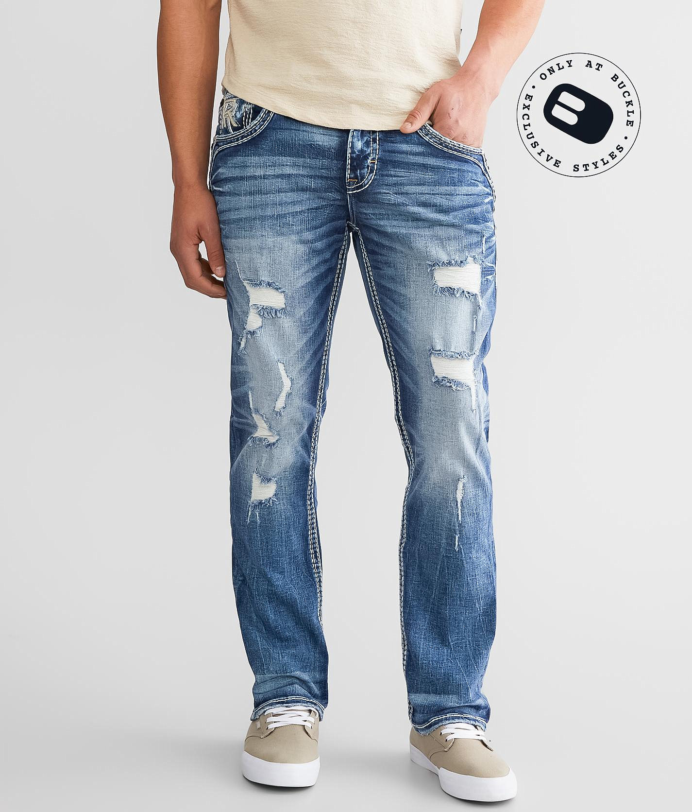 Rock Revival Tandy Straight Stretch Jean - Men's Jeans in Tandy J205
