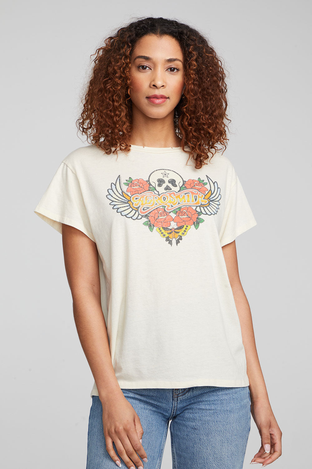 CHA Aerosmith Skull & Roses Tee