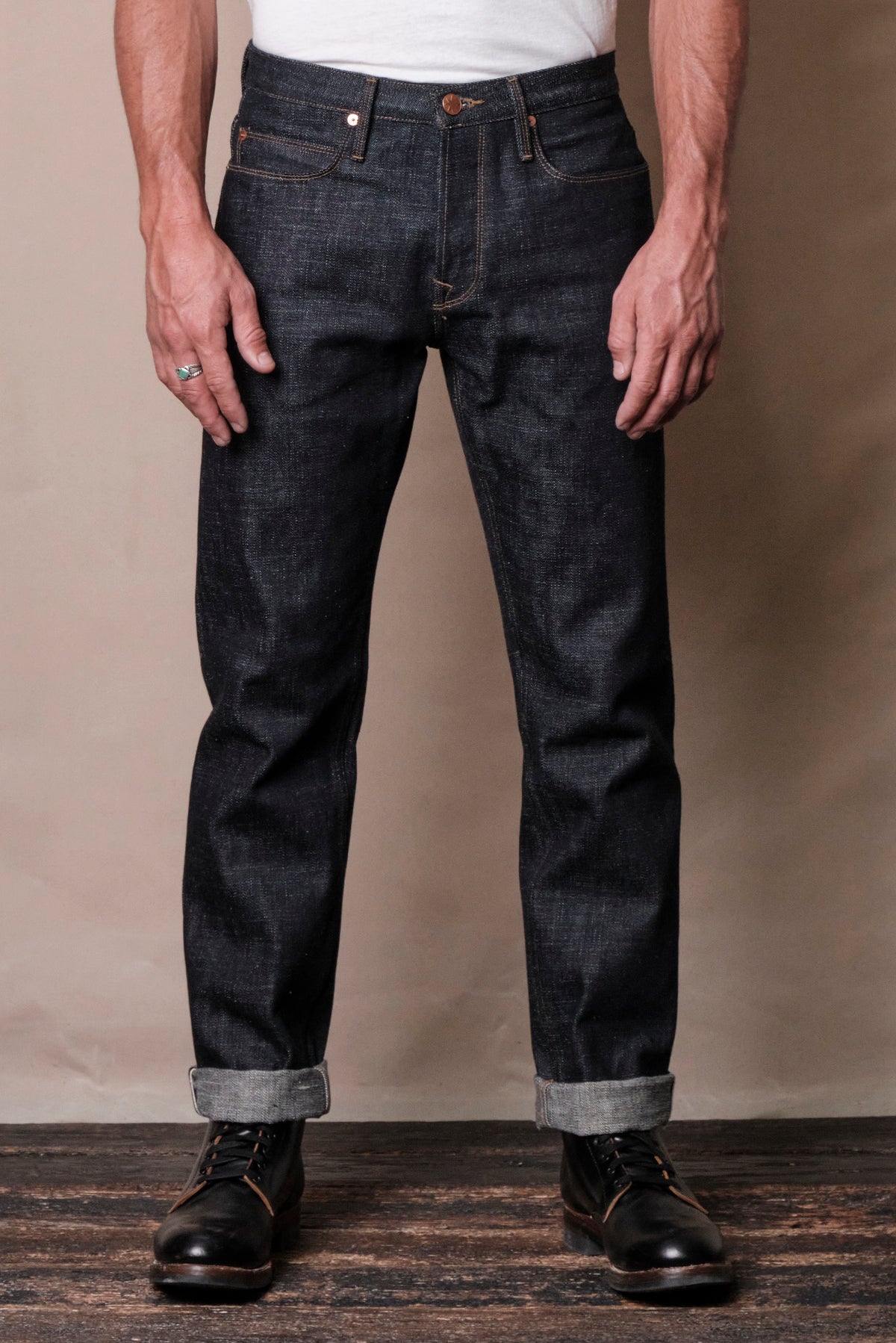 Portola Classic Taper 17 ounce Indigo Denim