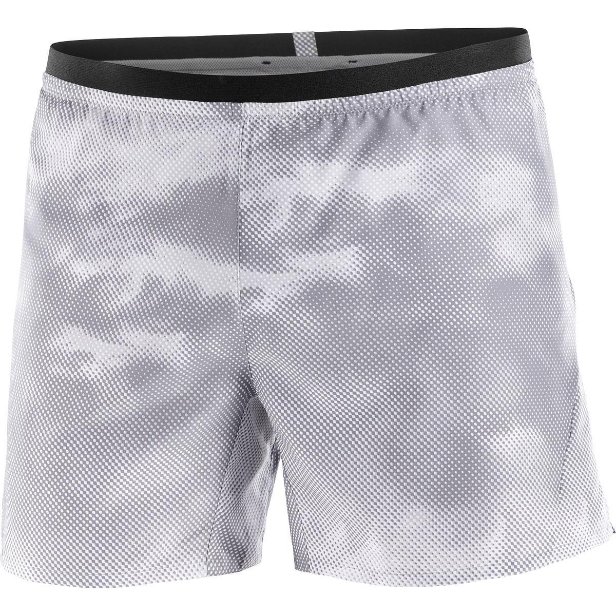 Men's Cross 5" AOP Short (White/Grey/Violet)