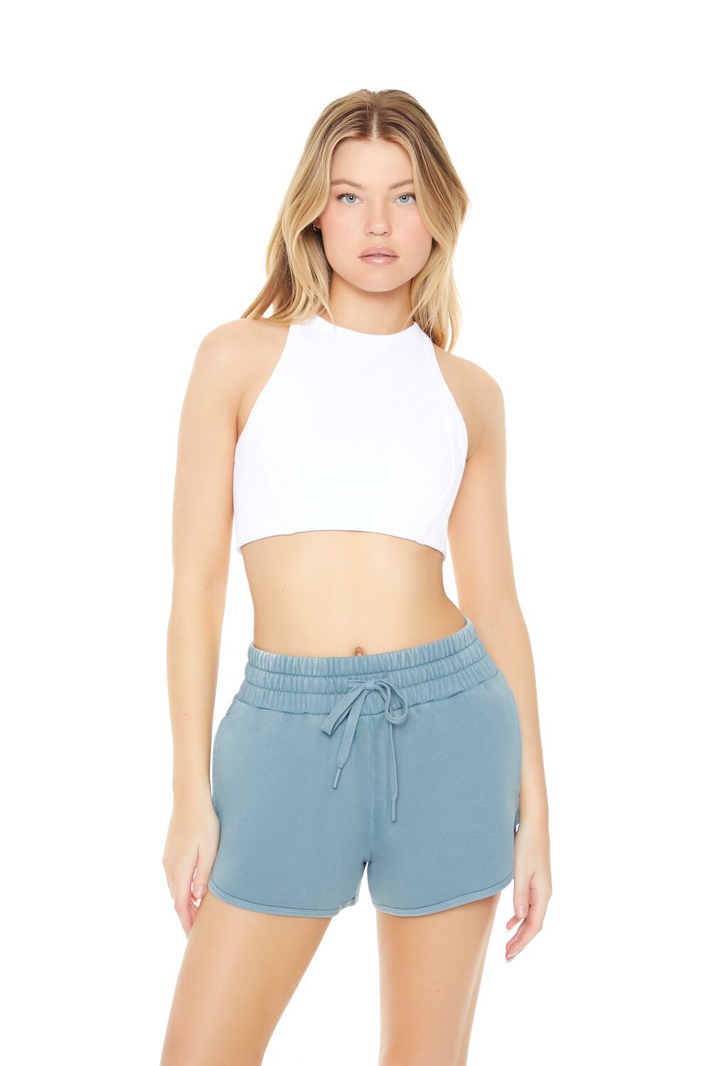 Active Fleece Drawstring Shorts