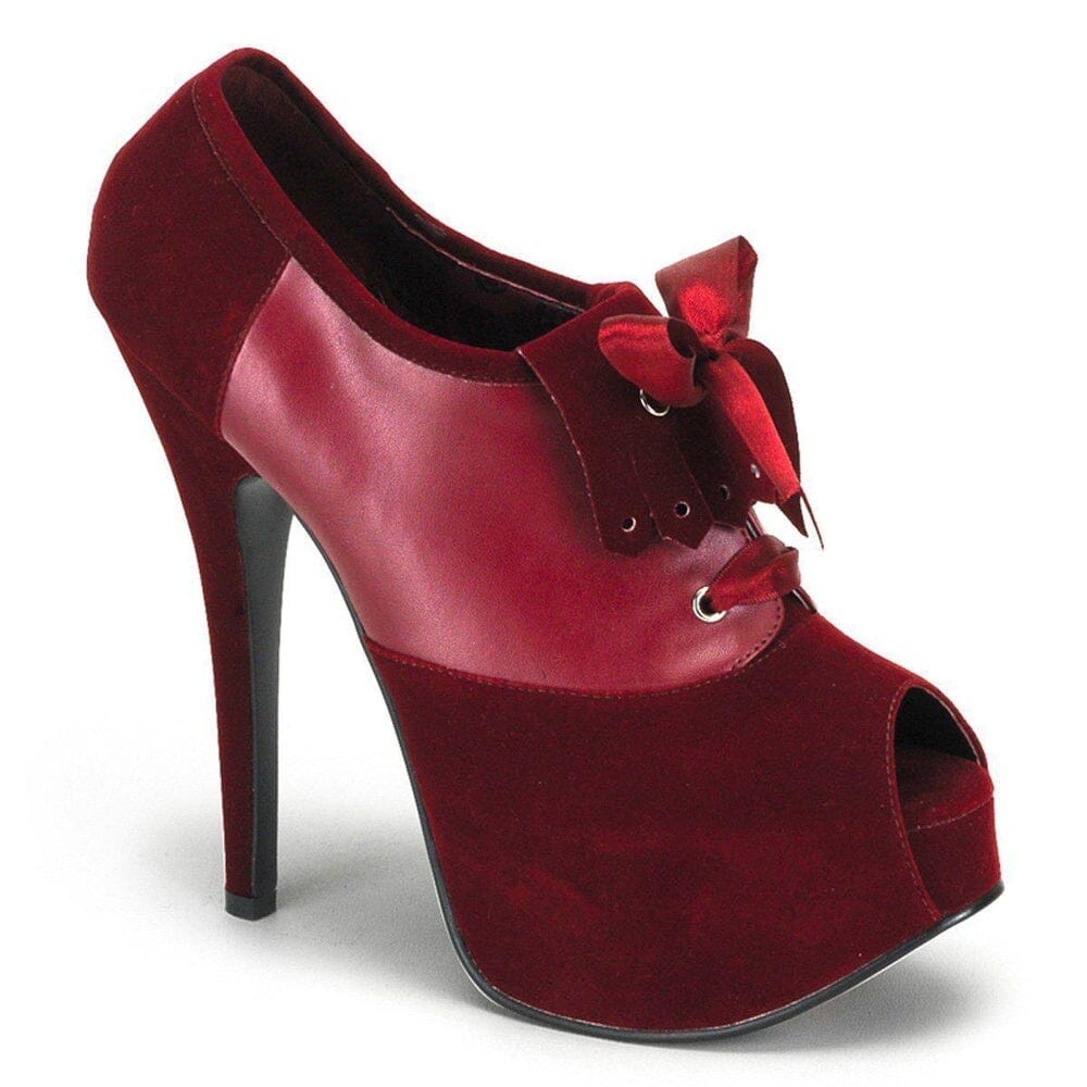 SS-TEEZE-16 Burgundy Velvet Pump