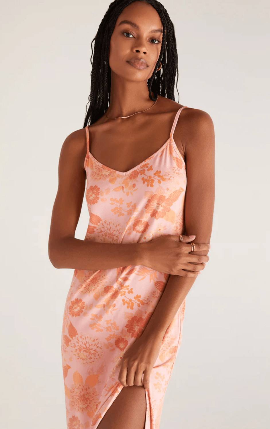 Zsup Cora Floral Midi Dress