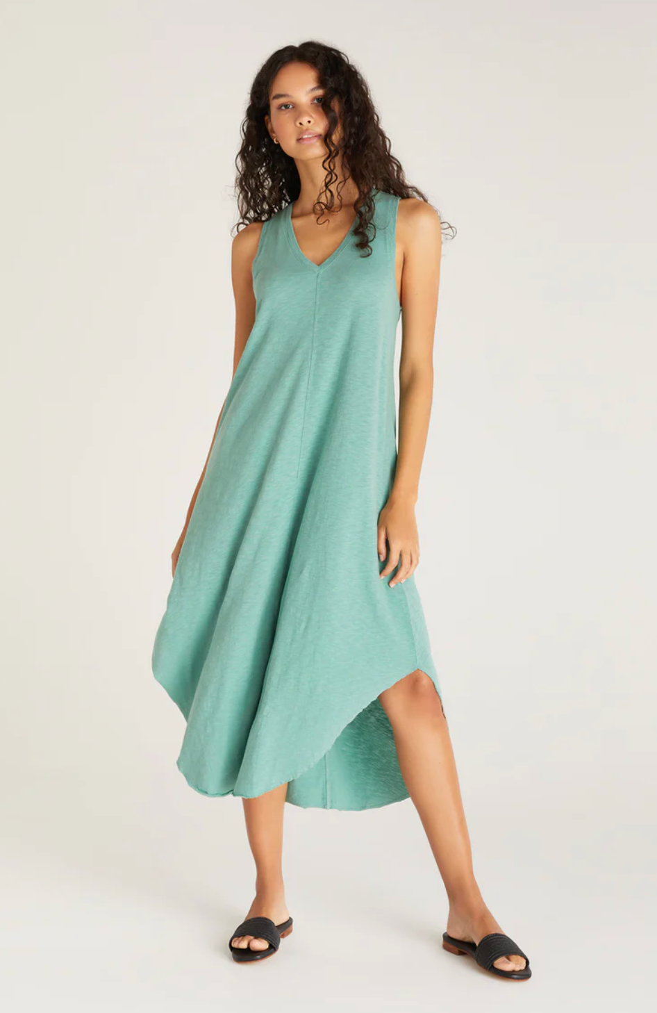 Zsup Reverie Midi Dress-Cactus