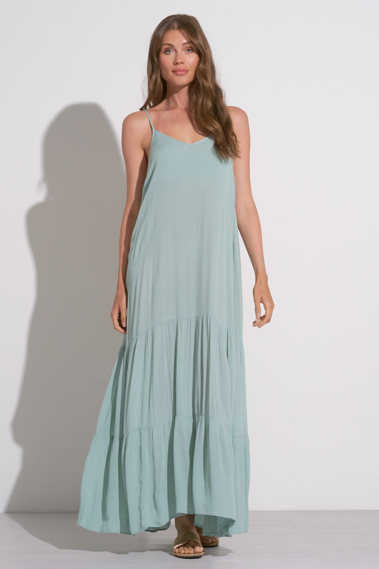 Aqua Maxi Dress