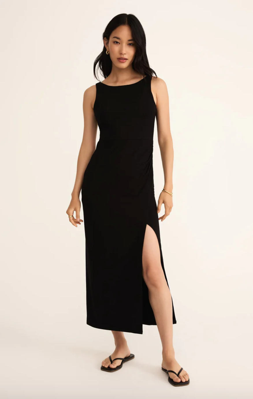 Valencia Midi Dress w/ Slit