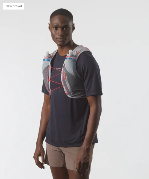 ADV Skin 5 Running Vest (Castelrock/Alloy/Neon Flame)