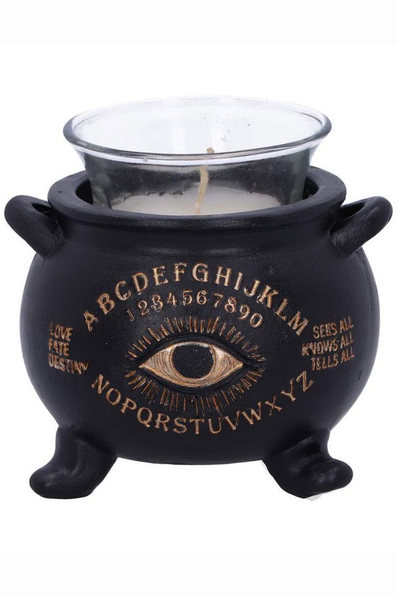 All Seeing Eye Witches Cauldron Tealight Candle Holder