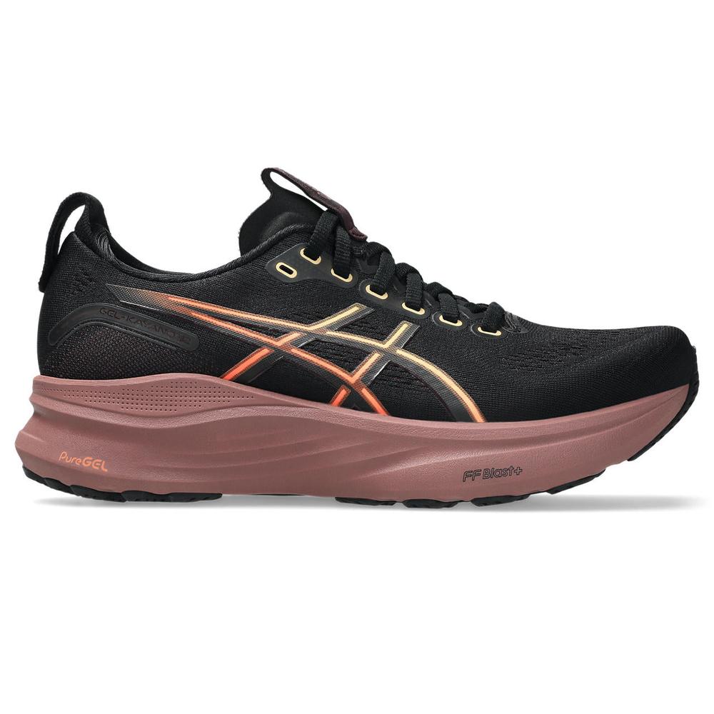 ASCIS Kayano 32 | Black/Dark Currant | Women's High Cushion Stability Shoe