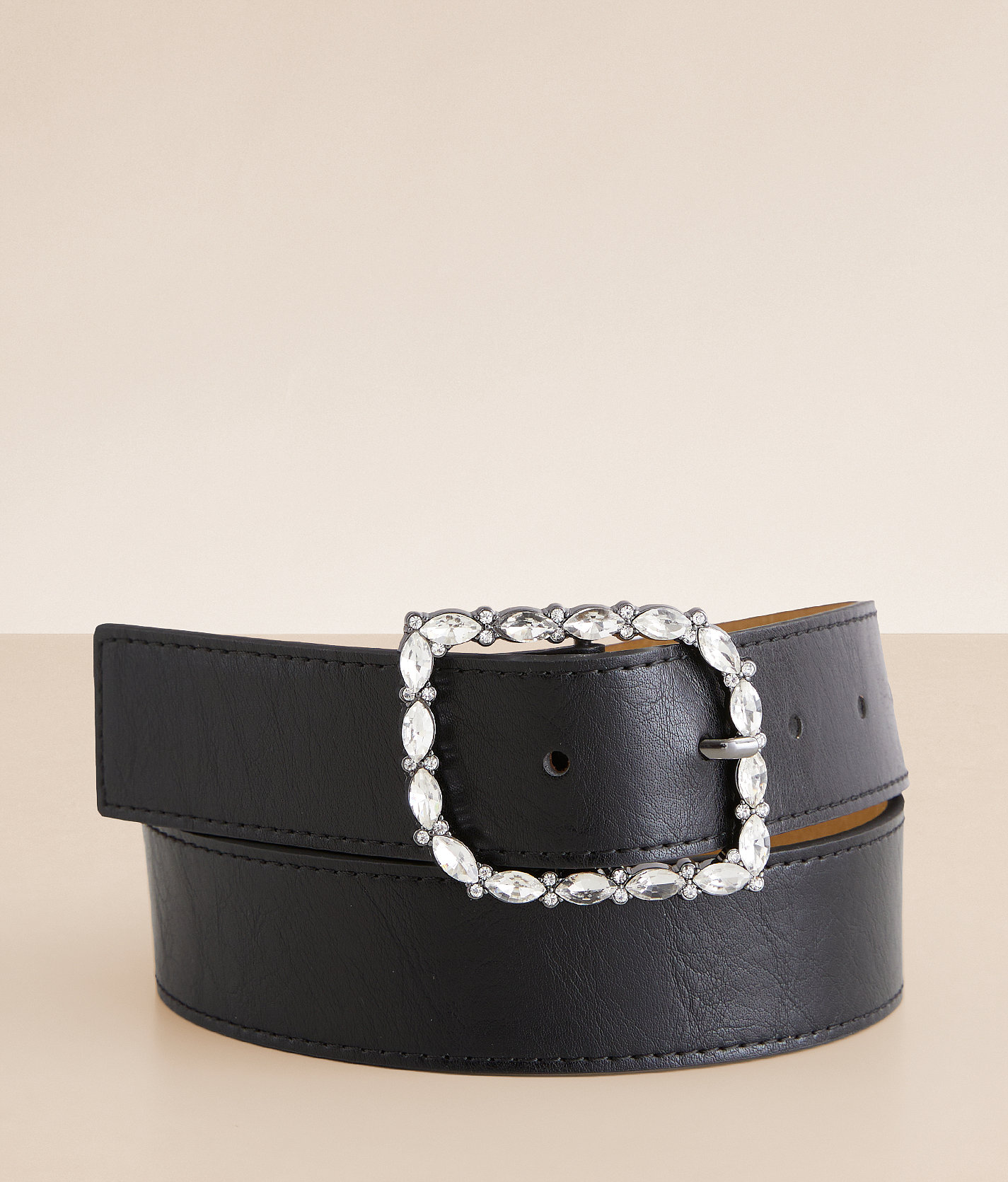 BKE Basic Glitz Belt - Women's Belts in Black
