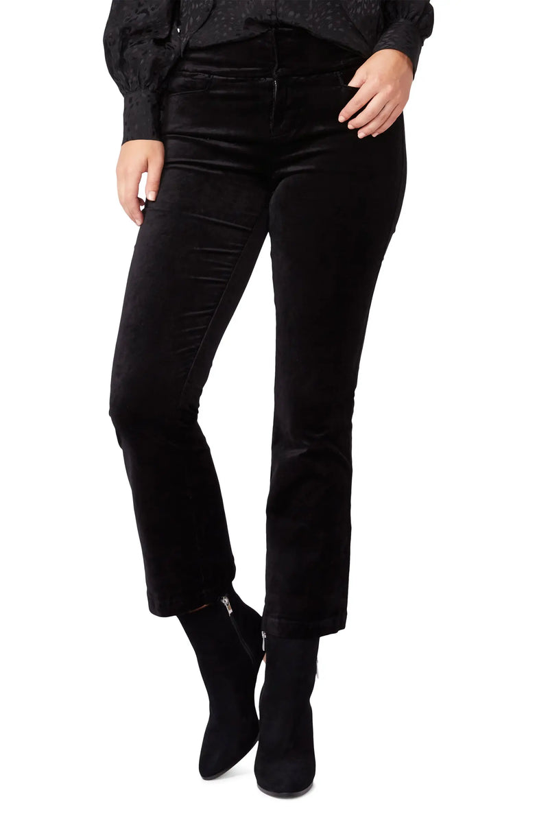 High Rise Claudine Jeans Black Velvet