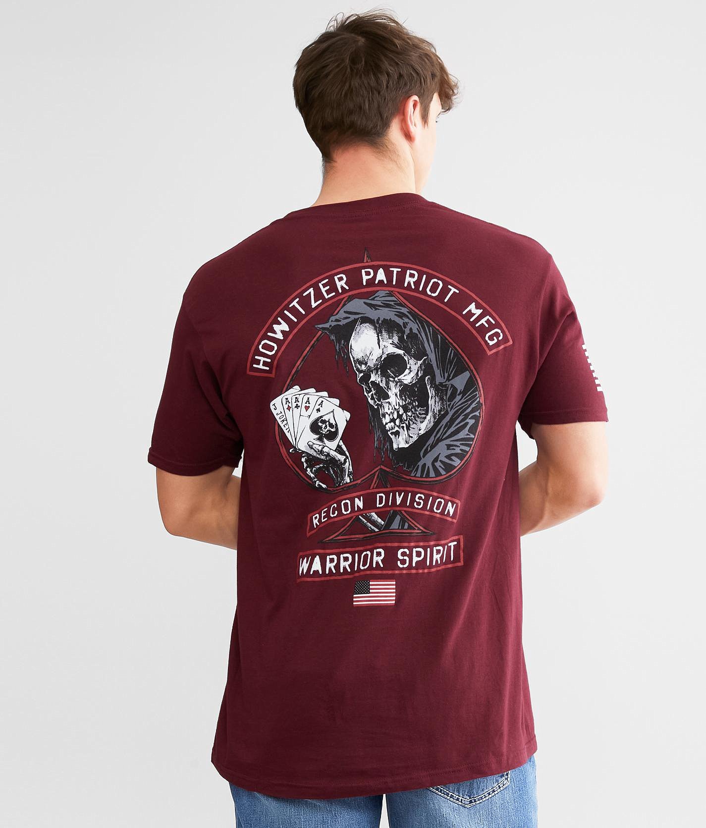 Howitzer Cloak T-Shirt - Men's T-Shirts in Burgundy