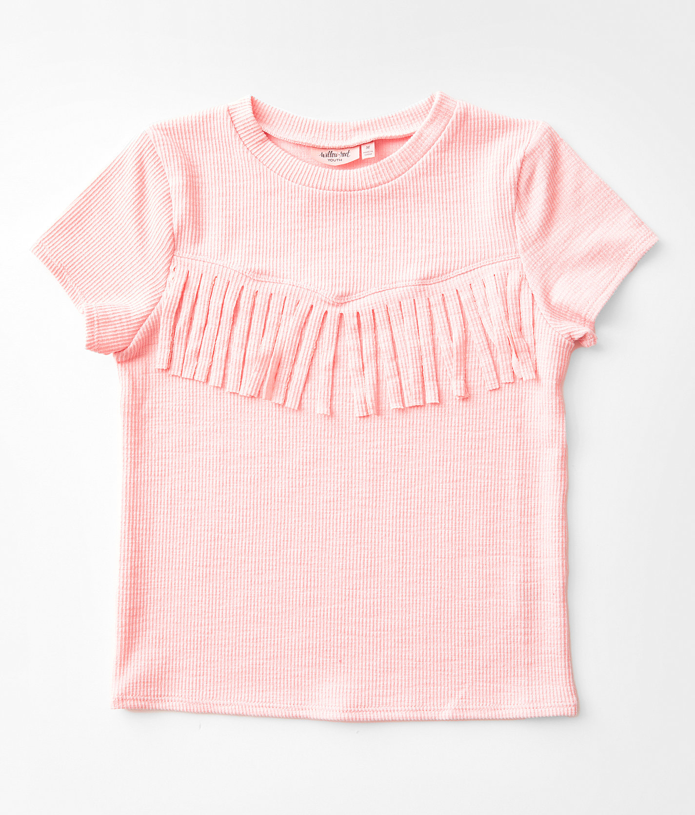 Girls - Willow & Root Fringe Top - Girl's Shirts & Blouses in Pink
