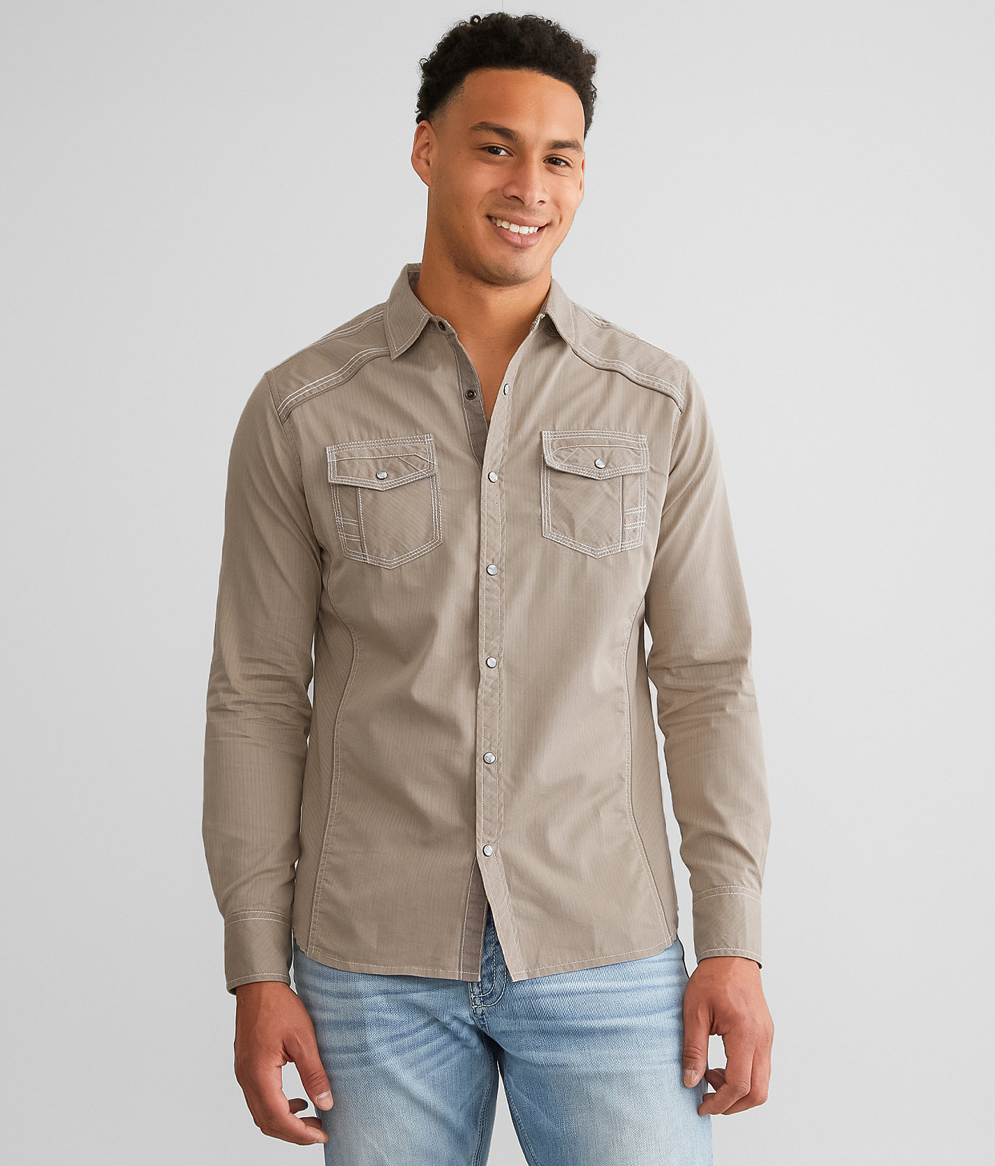 BKE Athletic Shirt - Men's Shirts in Beige