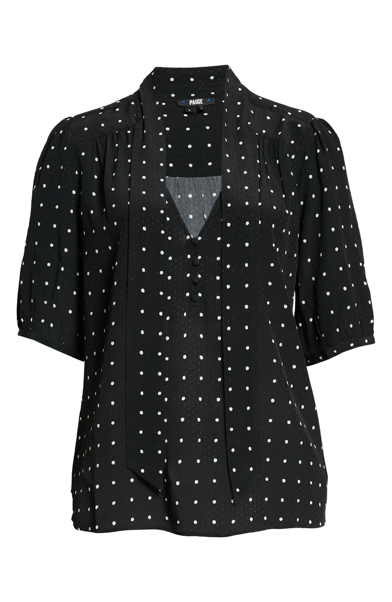 Black & Cream Esta Blouse