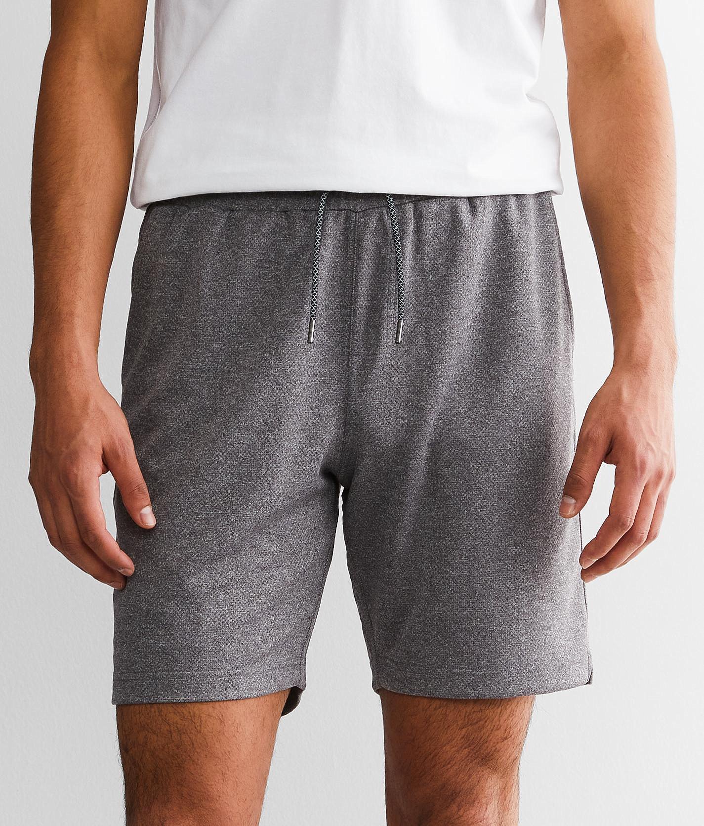BKE Ainsley Performance Knit Short - Men's Activewear in Grey