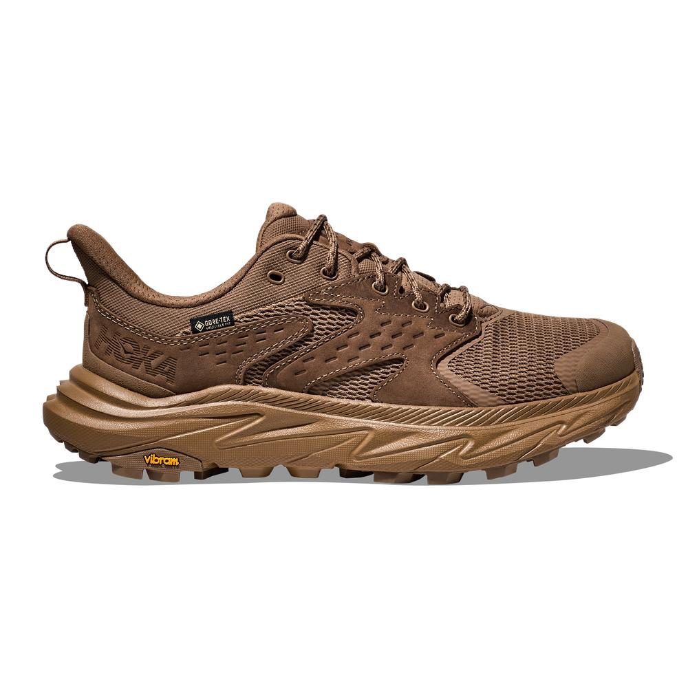 HOKA Anacapa 2 Low GTX | Rye/Bark | Men's Trail Walking and Hiking Shoe