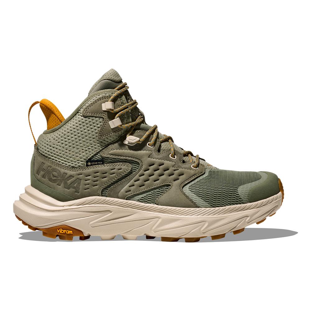 HOKA Anacapa 2 Mid GTX | Sea Moss/Oat Milk | Men's Waterproof Hiking Boot
