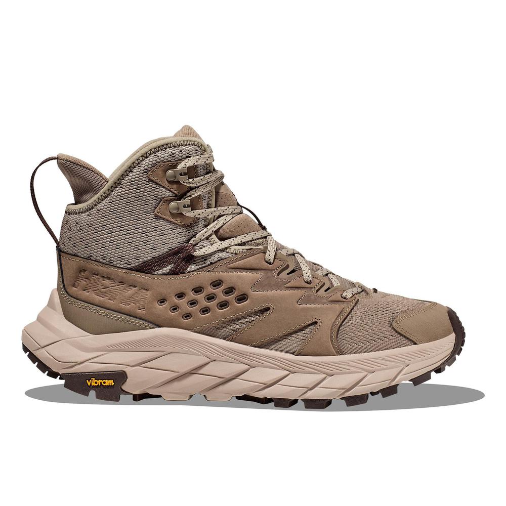 HOKA Anacapa Breeze Mid | Dune/Oxford Tan | Men's Hiking Shoe