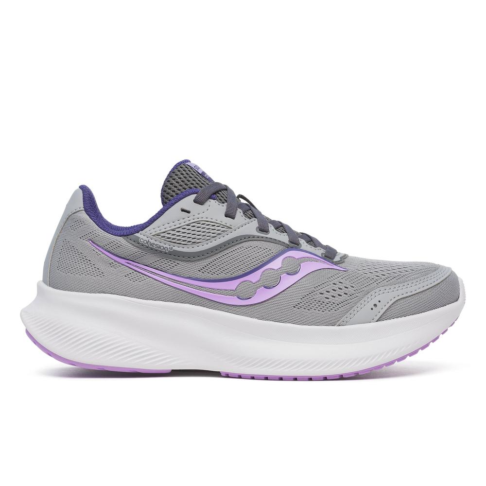 Saucony Cohesion 18 | Fossil/Crocus | Women's Everyday Running and Walking Shoe