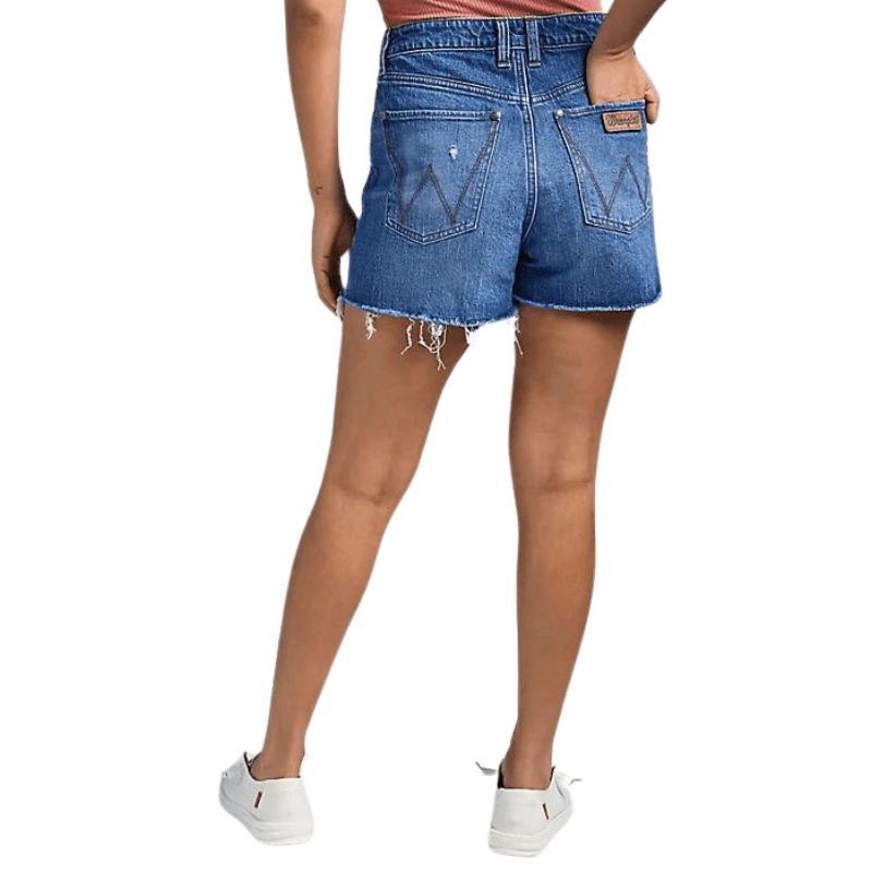 Wrangler Women's Retro Bailey High Rise Cut Off Denim Shorts 112344625